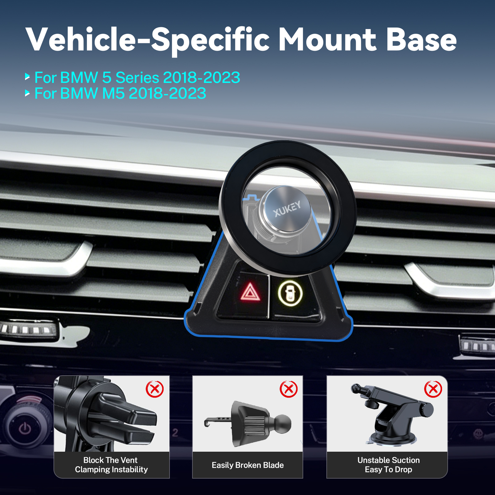 Mobile Tech Accessories - Adjustable Mobile Car Magnetic For BMW