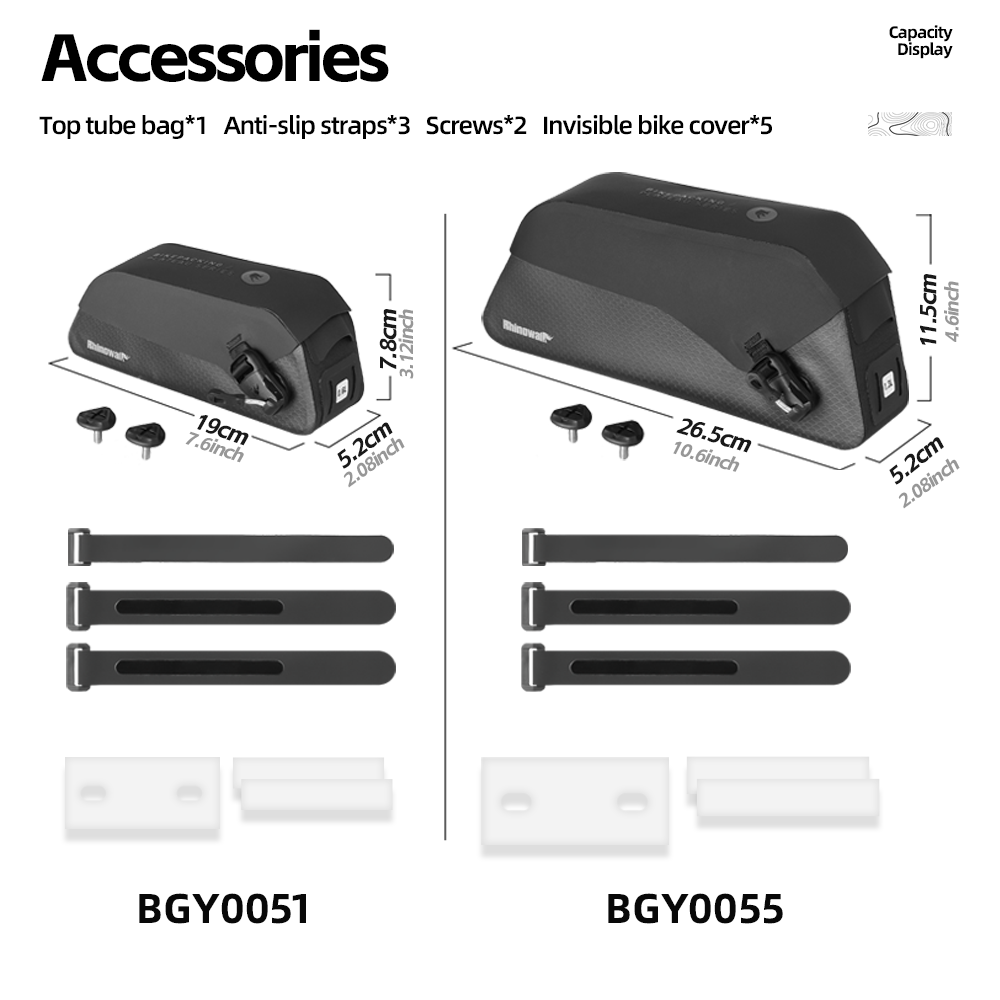 Rhinowalk Bike Top Tube Bag IP - Tech Accessories Bag recension och pris