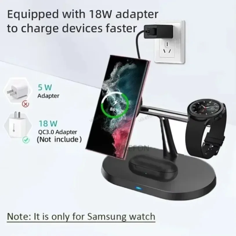 3-IN-1 Magnetic Wireless Charg - Wireless Charger 3 In 1 recension och pris