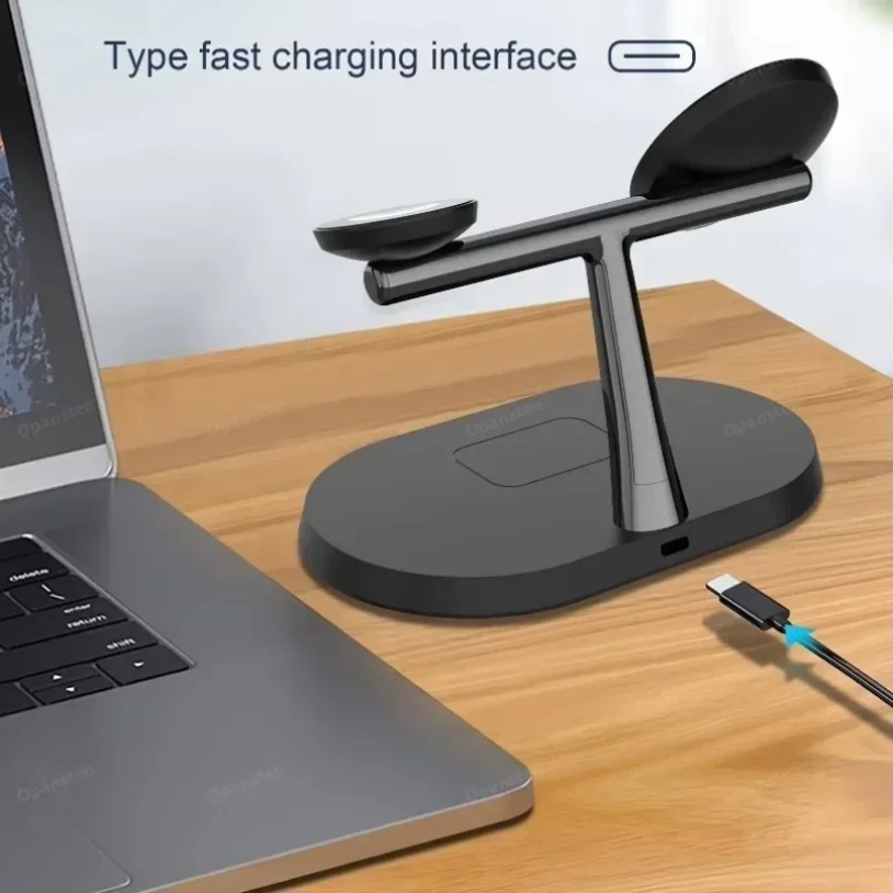 3-IN-1 Magnetic Wireless Charg - Wireless Charger 3 In 1 recension och pris