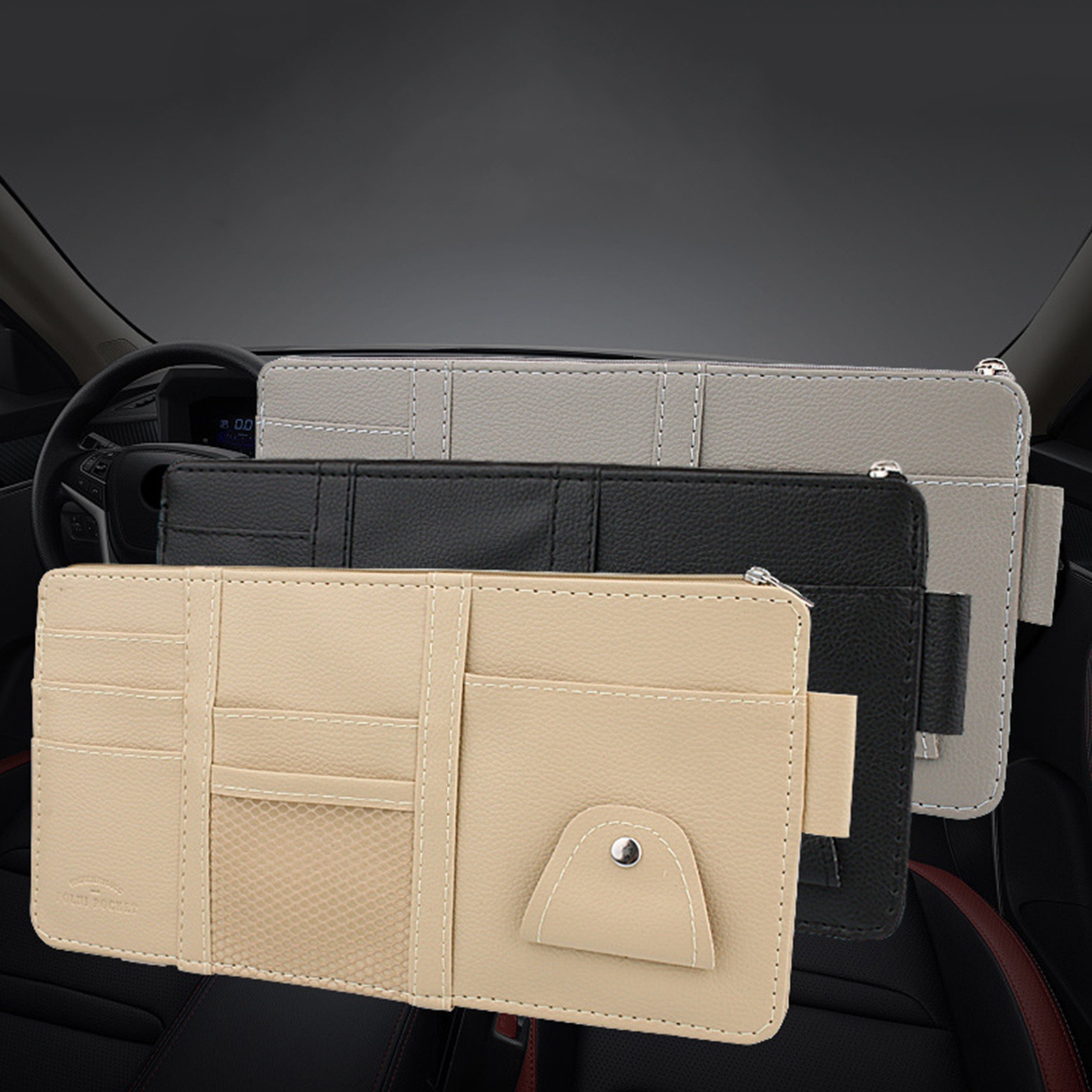 Car Sun Visor Organizer, Auto  - Tech Accessories Bag recension och pris