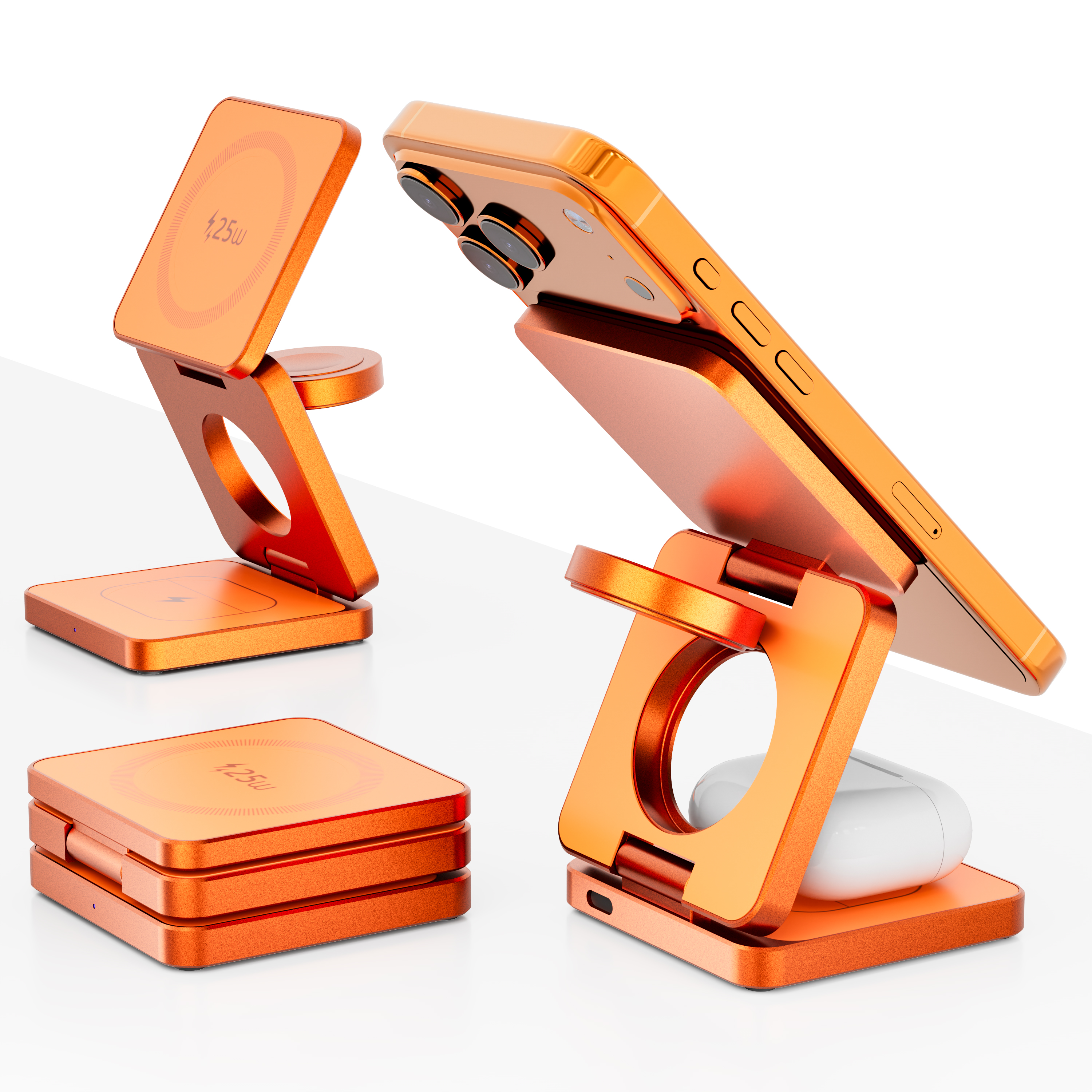 3 in 1 Qi2.2 25W Folding Wirel - Wireless Charger 3 In 1 recension och pris
