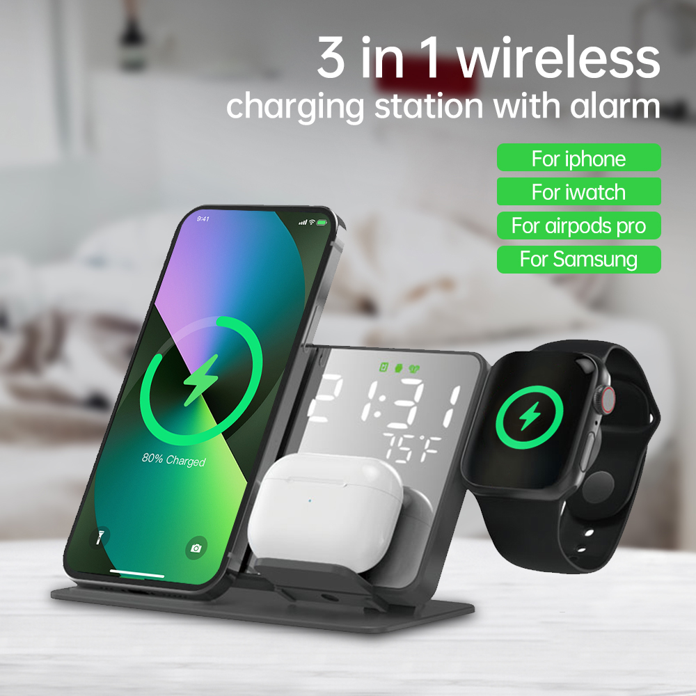 3 in 1 Wireless Charger For iP - Wireless Charger 3 In 1 recension och pris
