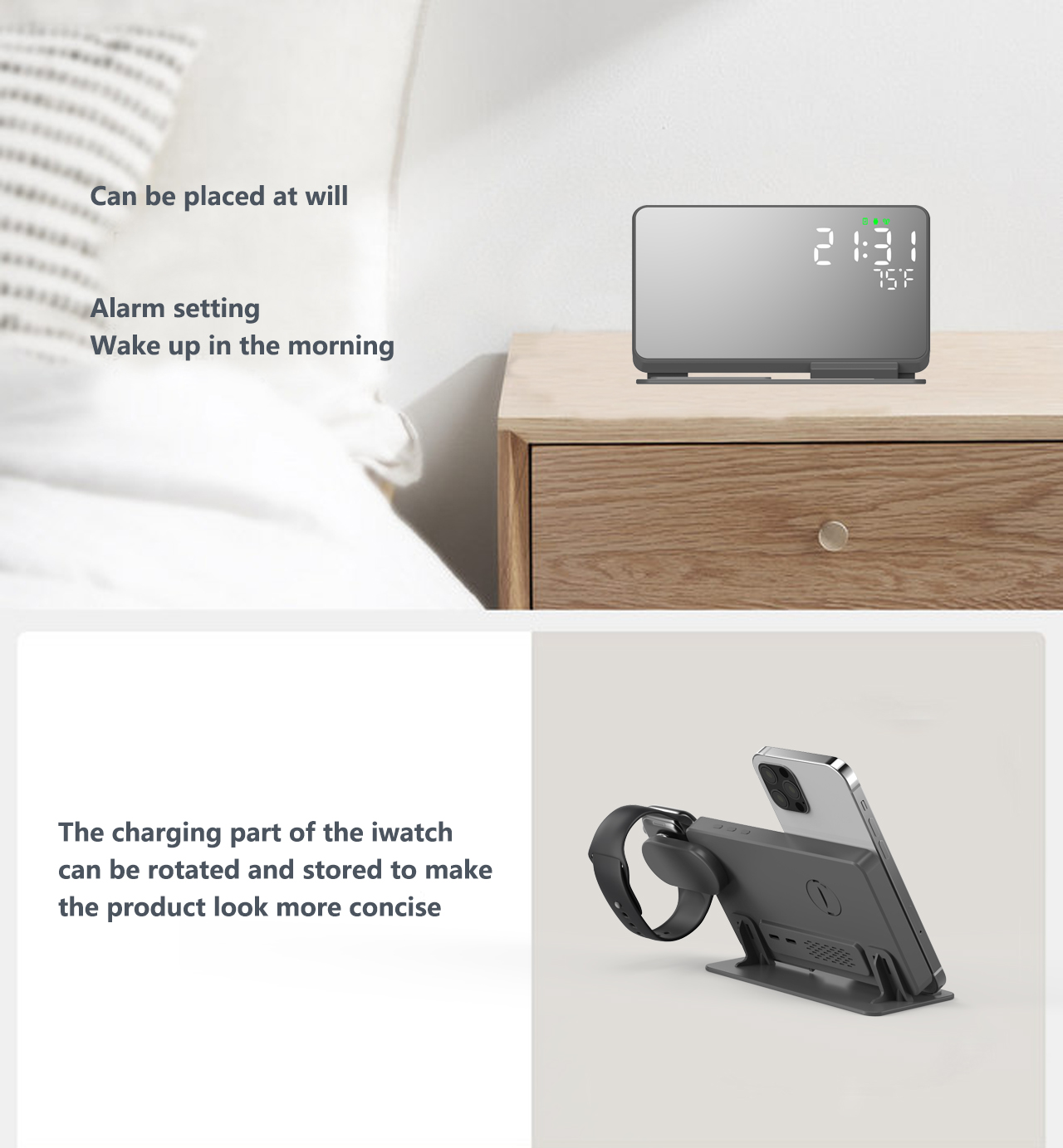 3 in 1 Wireless Charger For iP - Wireless Charger 3 In 1 recension och pris