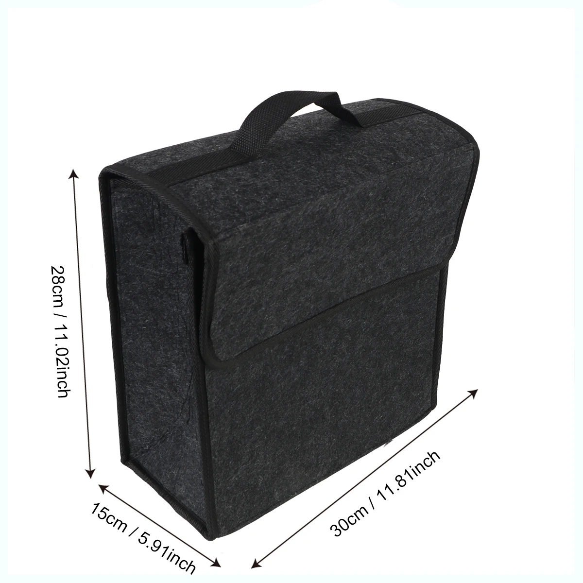KKJOY Felt Car Trunk Organizer - Tech Accessories Bag recension och pris