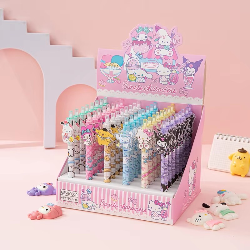 48pcs Gel Pen Kuromi Cinnamoro - Tech Accessories For Office recension och pris