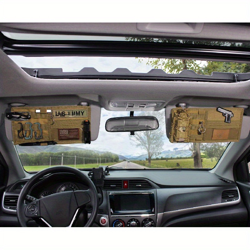 Space-Saving MOLLE Car Sun Vis - Tech Accessories Bag recension och pris