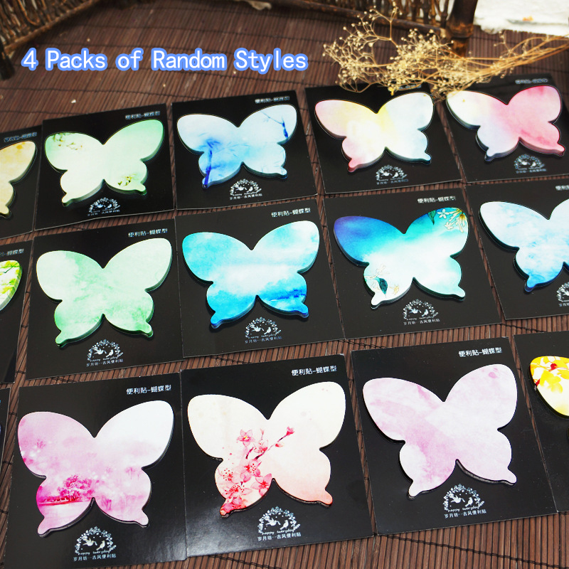4 Packs Random Butterfly Stick - Tech Accessories For Office recension och pris