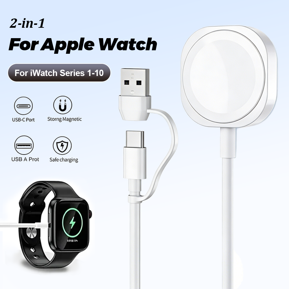 2 in 1 Magnetic Wireless USB A - Wireless Charger 3 In 1 recension och pris