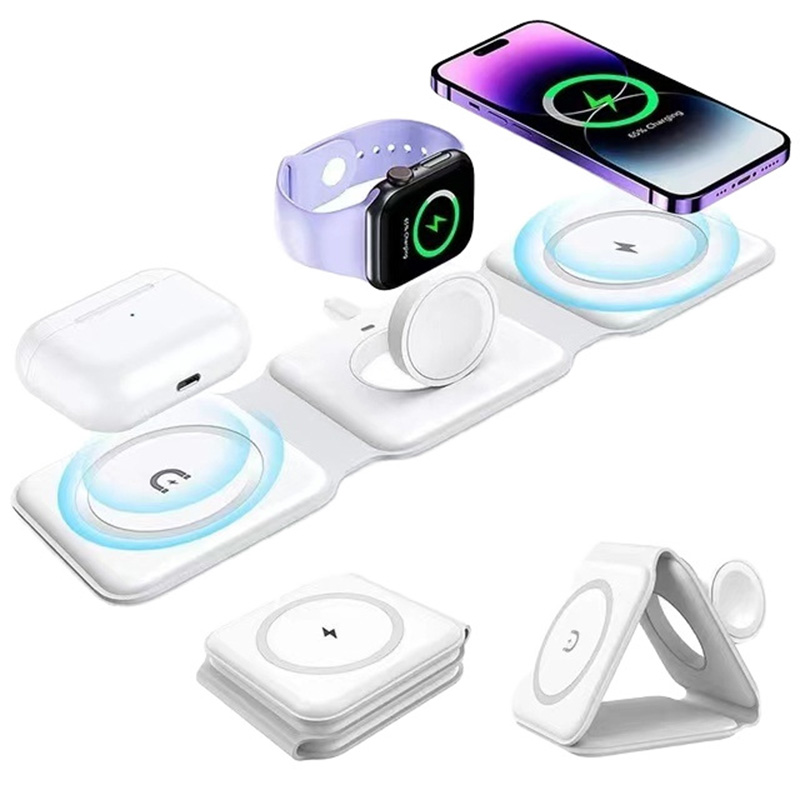 3-in-1 Magnetic Folding Wirele - Wireless Charger 3 In 1 recension och pris
