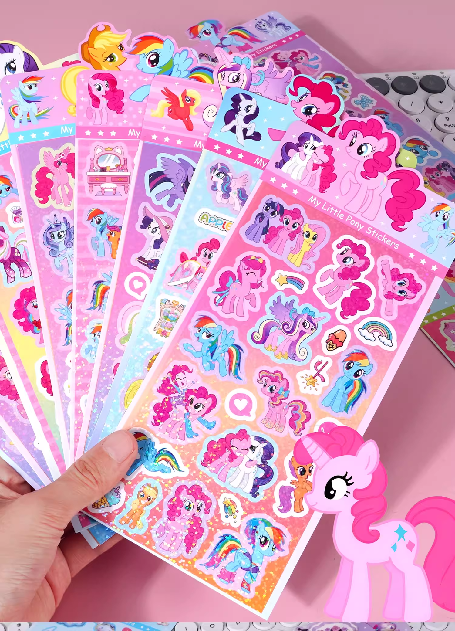 Little Pony Laser Sticker Set  - Tech Accessories For Office recension och pris