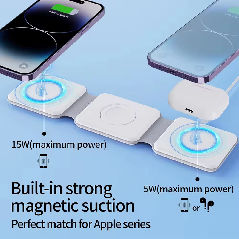 Universal Qi2 Magnetic Foldabl - Wireless Charger 3 In 1 recension och pris