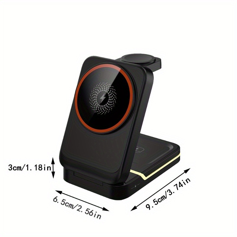 3 in 1 Magnetic Foldable Trave - Wireless Charger 3 In 1 recension och pris