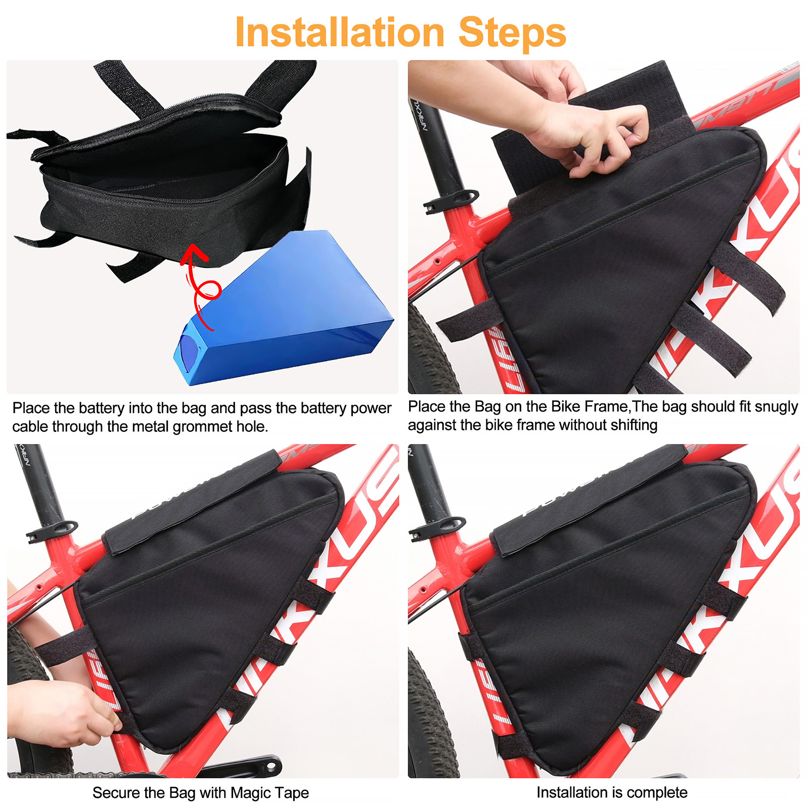 E-Bike Triangle Battery Bag Wa - Tech Accessories Bag recension och pris