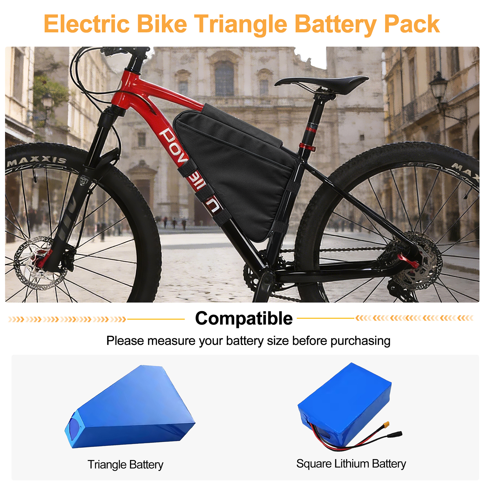 E-Bike Triangle Battery Bag Wa - Tech Accessories Bag recension och pris