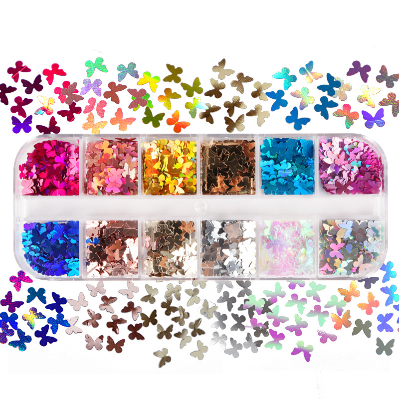 Mix Color Fluorescent Butterfl - Tech Accessories Shop recension och pris