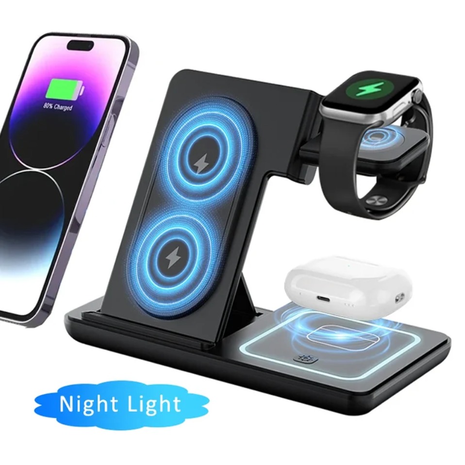 Night LED Light 3 In 1 Wireles - Wireless Charger 3 In 1 recension och pris