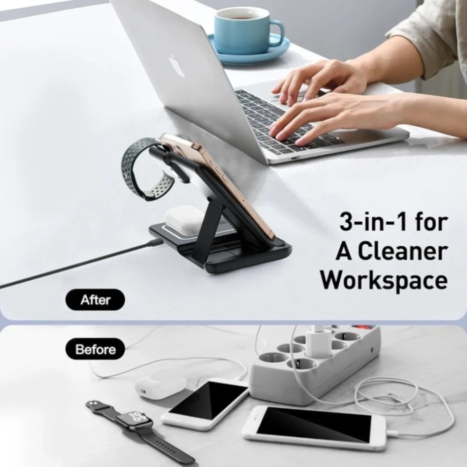 Night LED Light 3 In 1 Wireles - Wireless Charger 3 In 1 recension och pris
