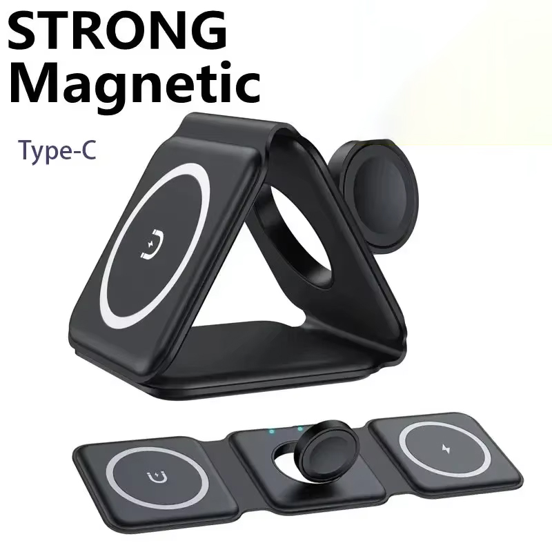 3 in 1 Magnetic Portable Wirel - Wireless Charger 3 In 1 recension och pris