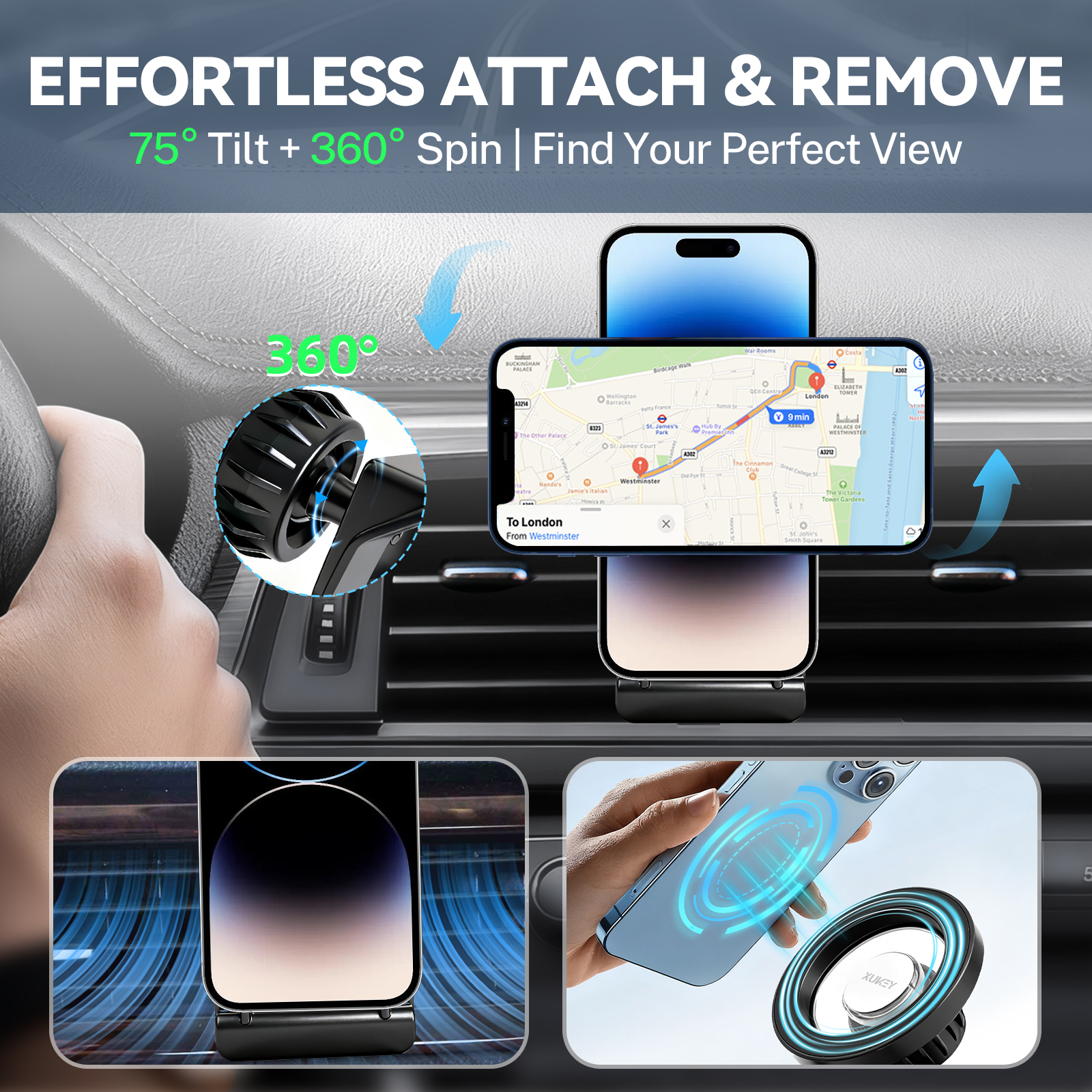 Adjustable Mobile Car Magnetic - Mobile Tech Accessories recension och pris